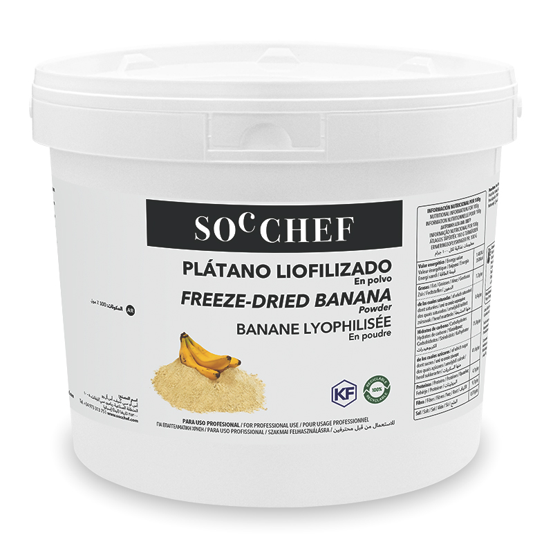 POLVO DE PLÁTANO LIOFILIZADO 0-1MM 5kg